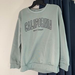 SHEIN sweatshirt. Large. Green.